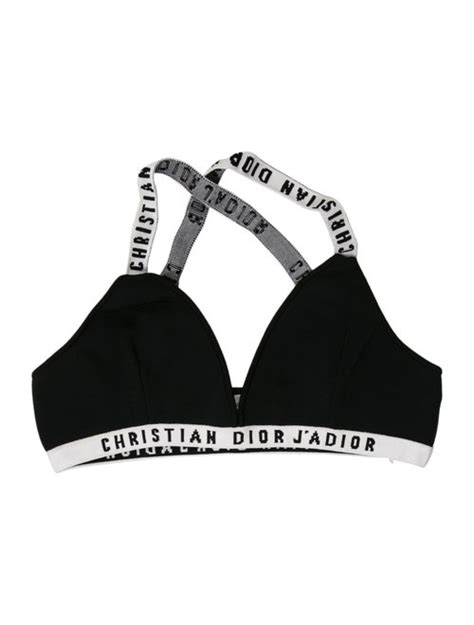 dior bra black and white|christian dior bralette.